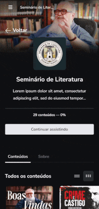 Tela do celular