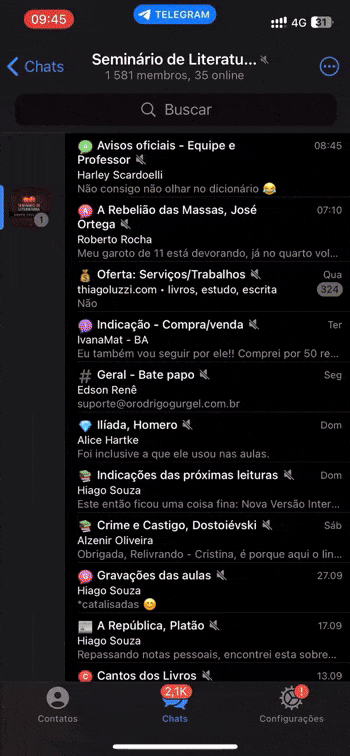 Comunidade do Telegram