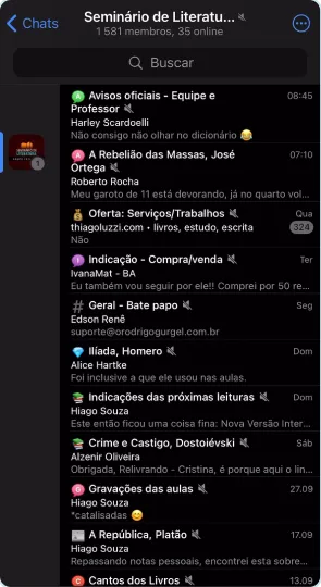 Tela do celular